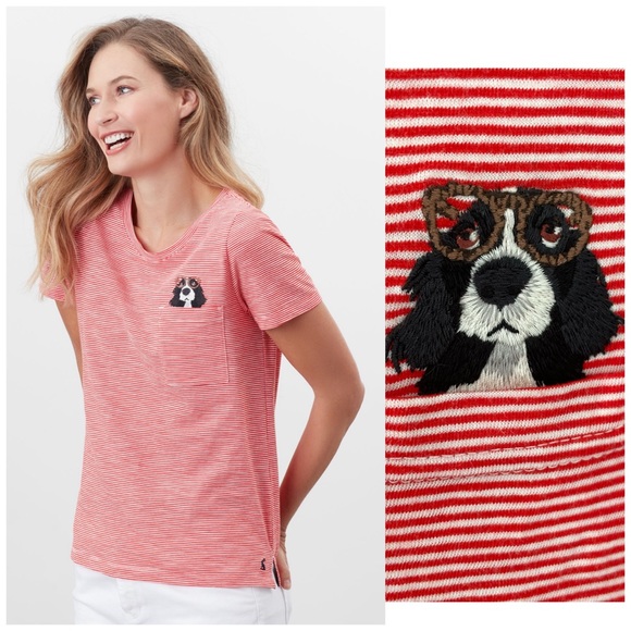 Classic Crew Tshirt Spaniel Pocket 